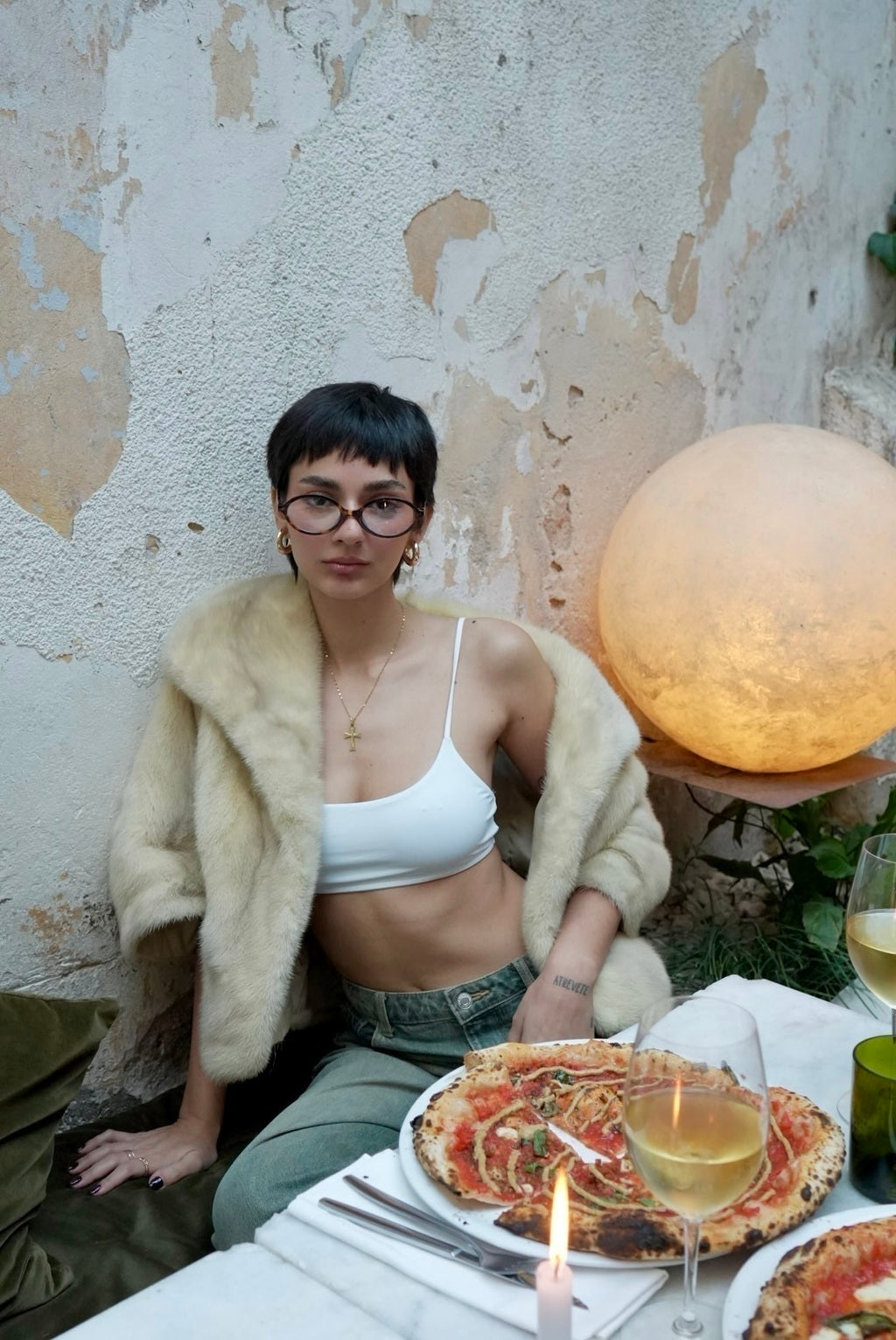 Top básico de microfibra con doble tela - E2010