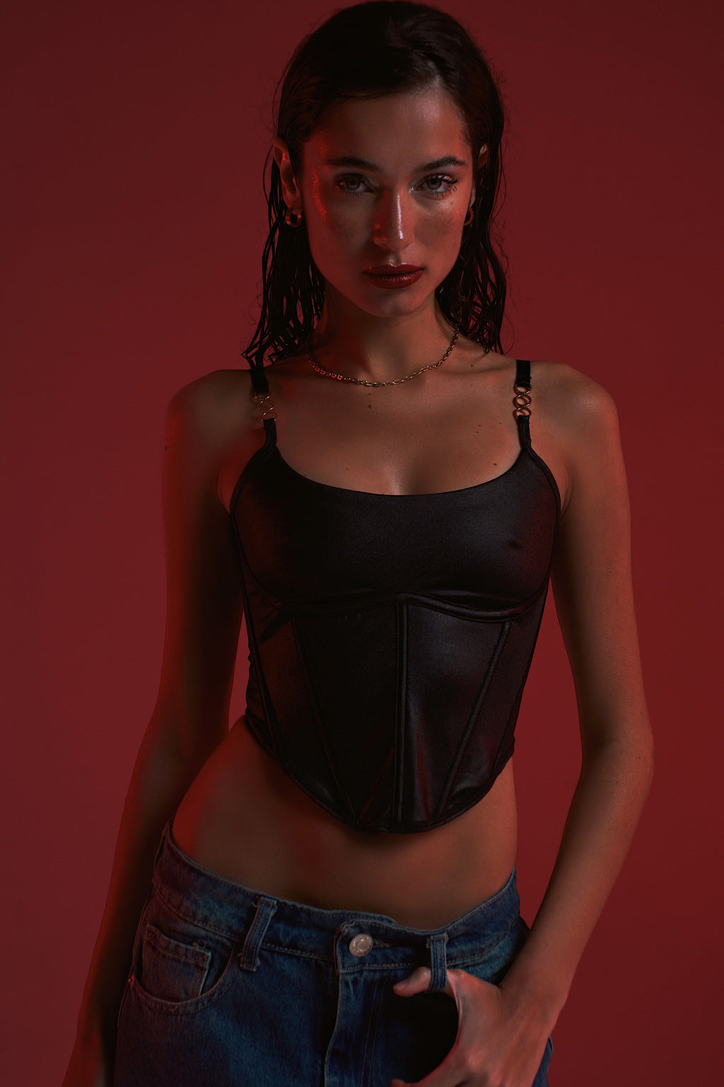 Bustier Corset con ballenas internas - L5754